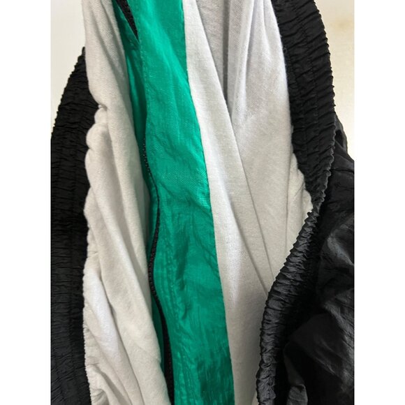 Vintage Turnpoint Abstract Windbreaker Jacket Sz Large Mens Black Green Blue Lon - Picture 5 of 11